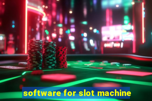 software for slot machine