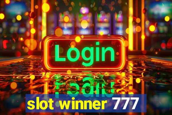 slot winner 777