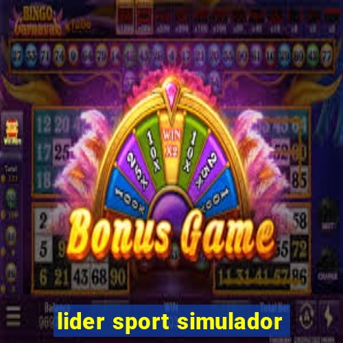 lider sport simulador